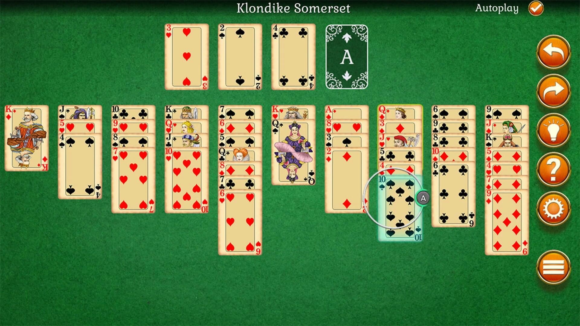 Perfect Klondike Solitaire screenshot 1