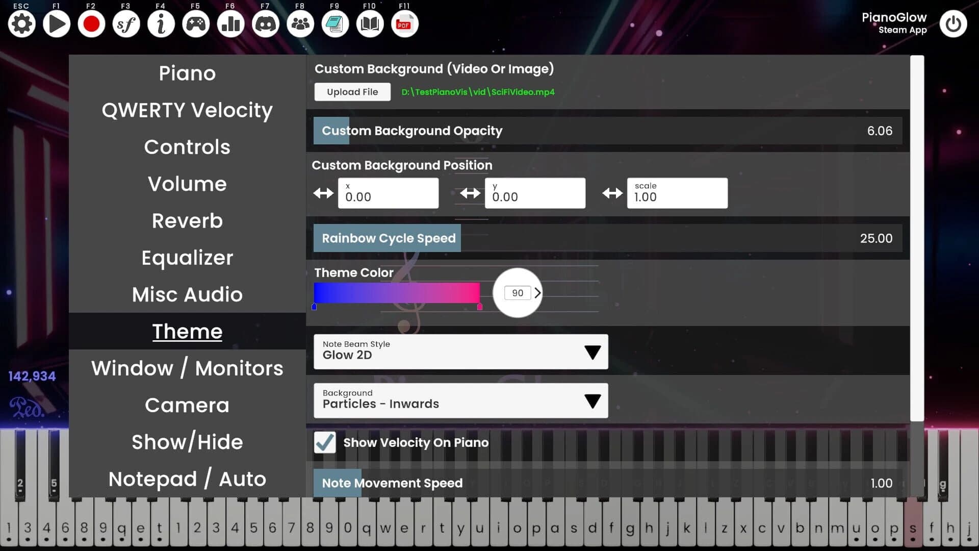 PianoGlow screenshot 1