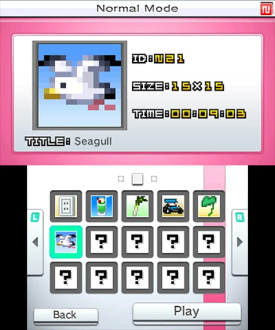 Picross e3 screenshot 2