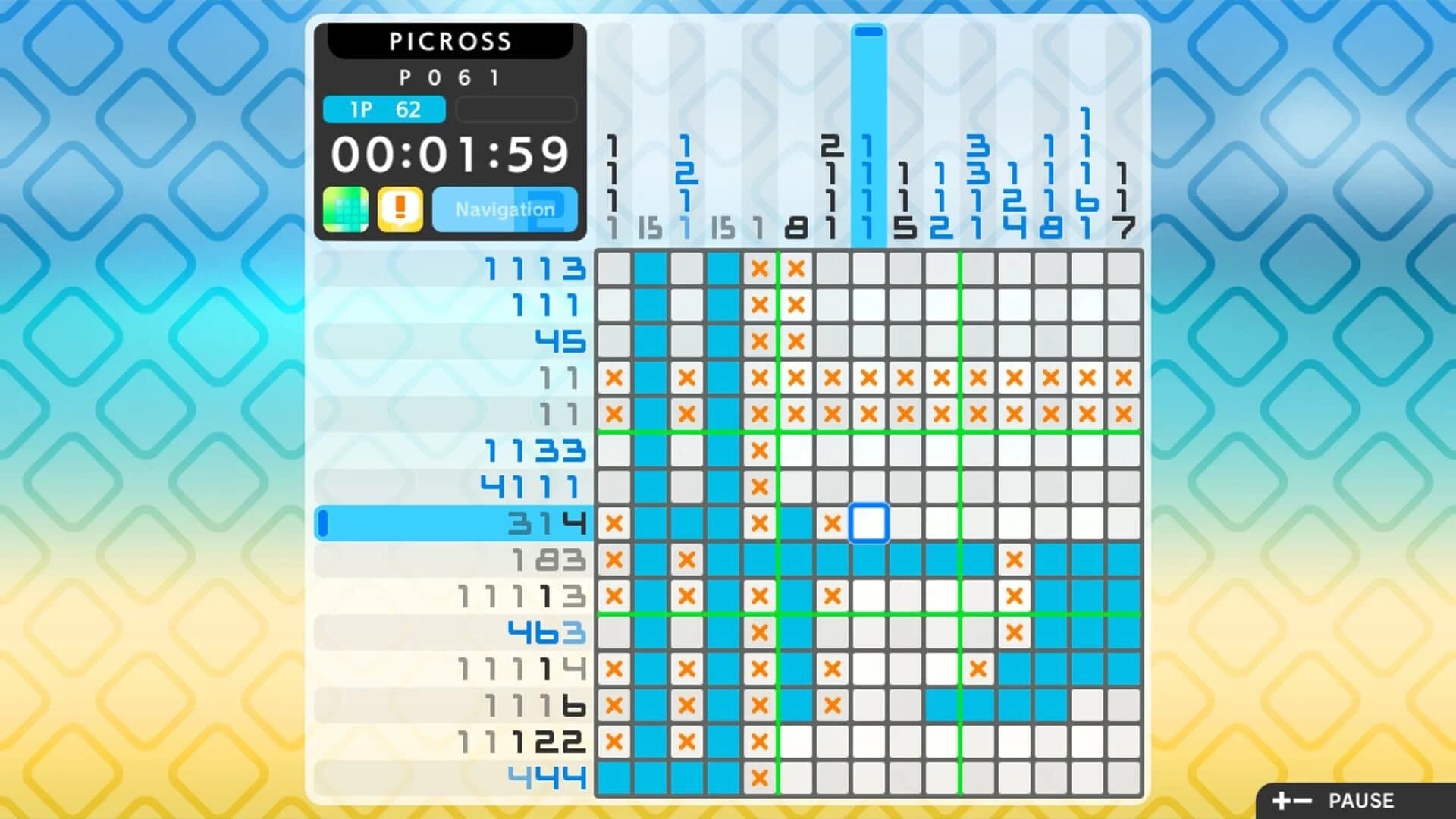 Picross S2 screenshot 1