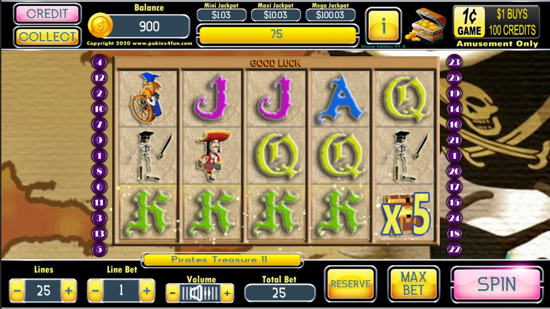 Pirates Treasure II screenshot 3