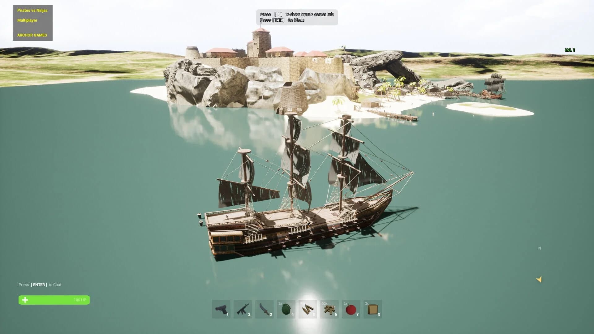 Pirates vs. Ninjas screenshot 1
