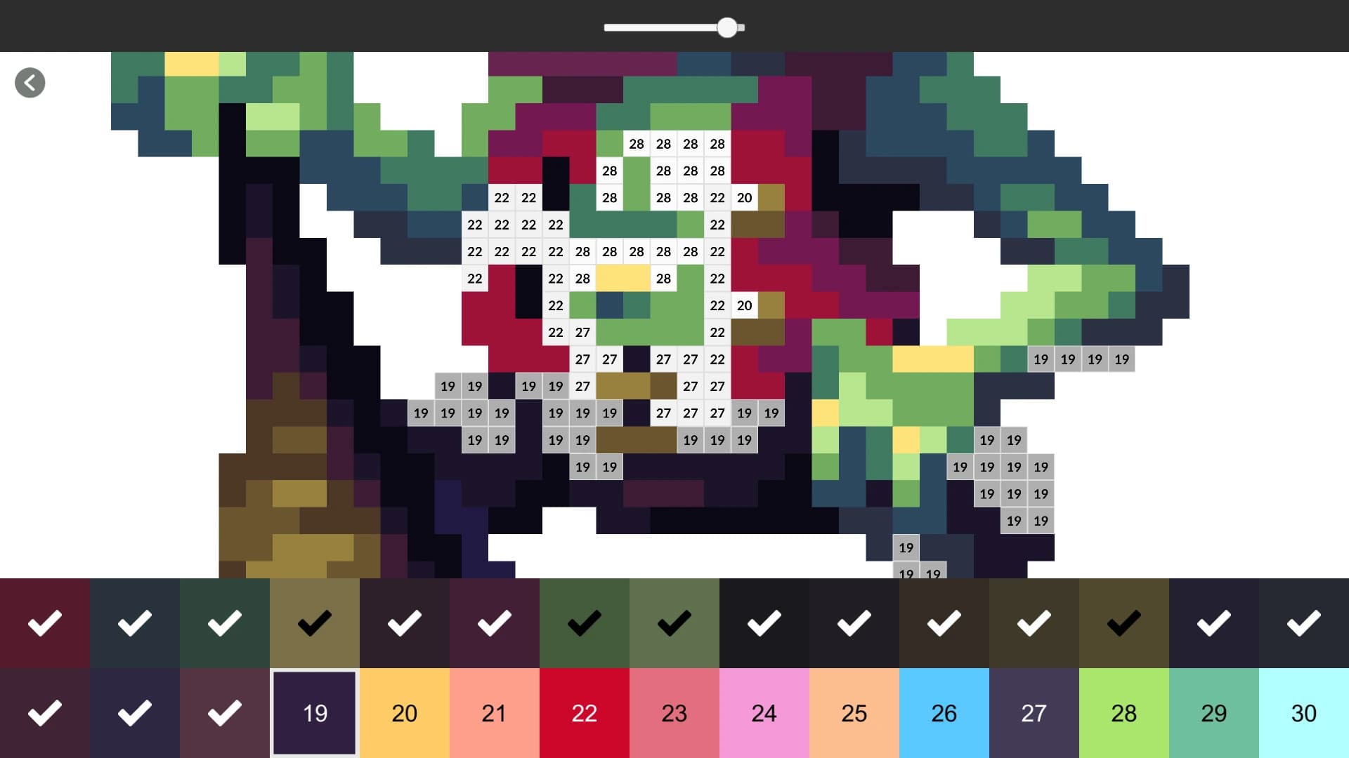 Pixel Art Monster: Color by Number screenshot 2