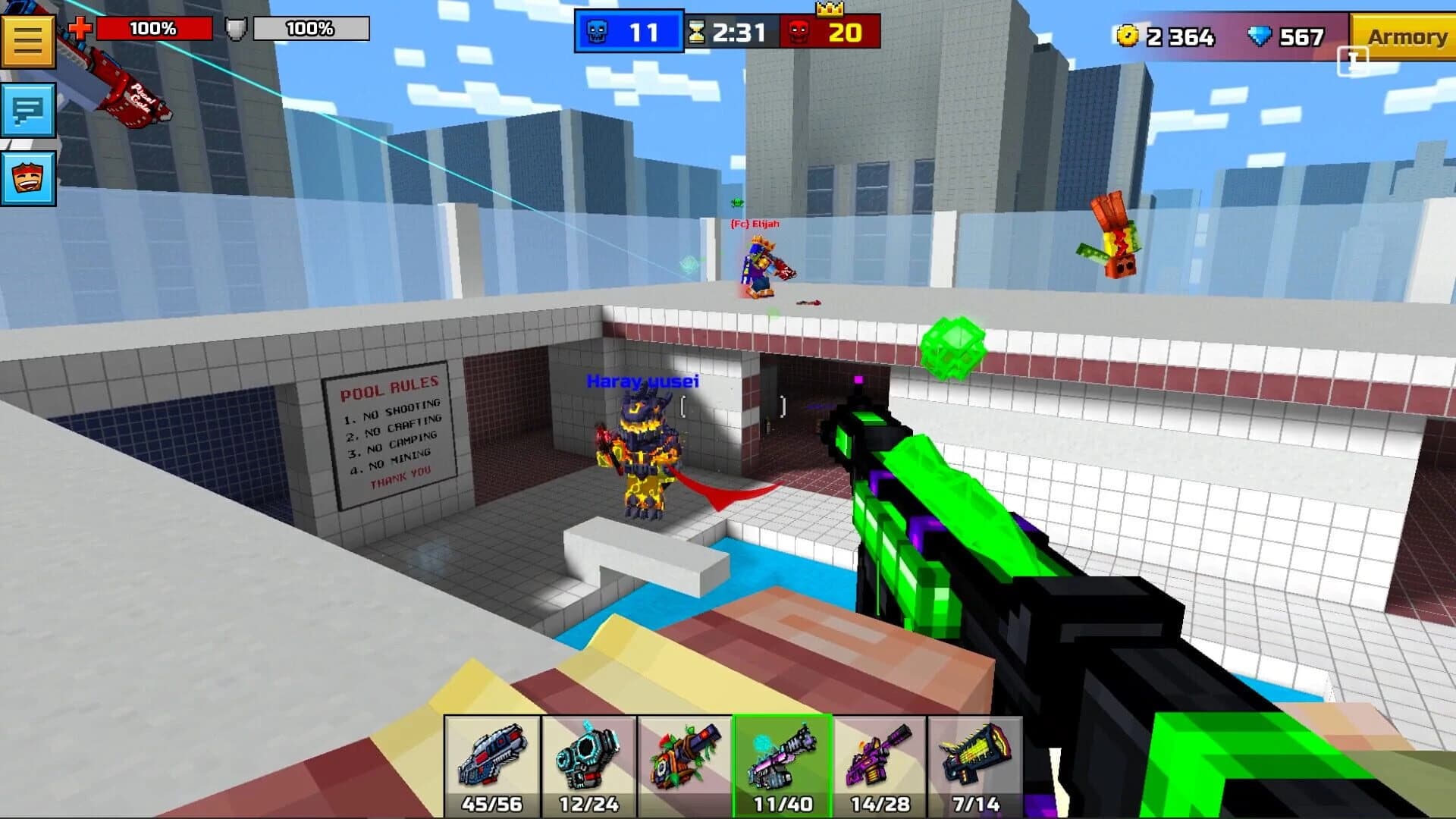 Pixel Gun 3D: Poison Retro Set screenshot 5