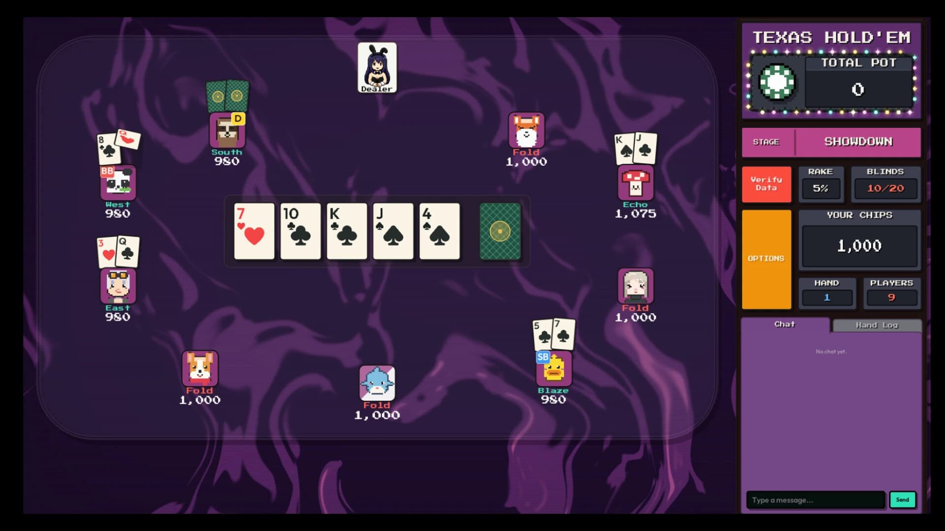 Pixel Hold'em screenshot 1