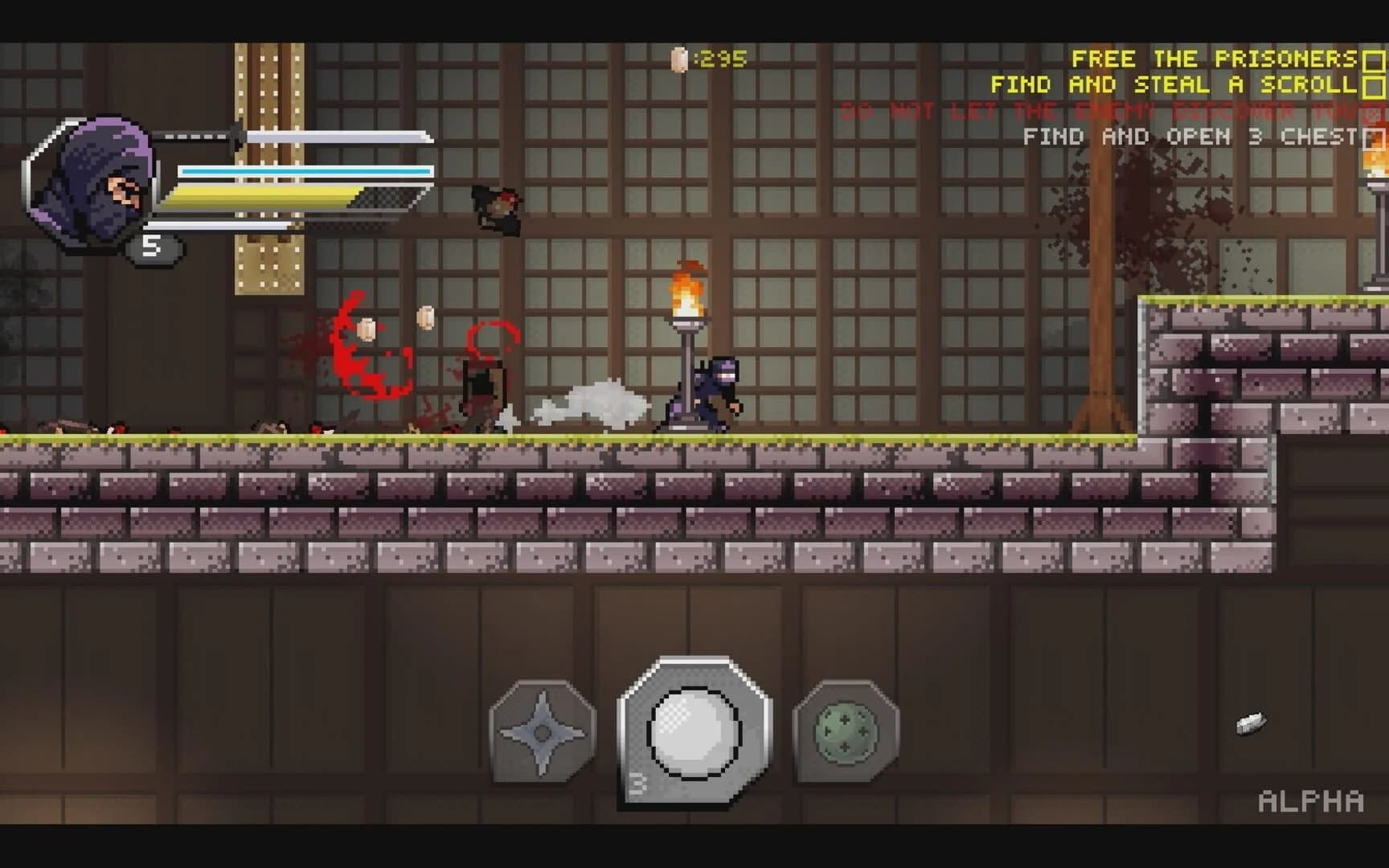 Pixel Shinobi: Nine demons of Mamoru screenshot 3