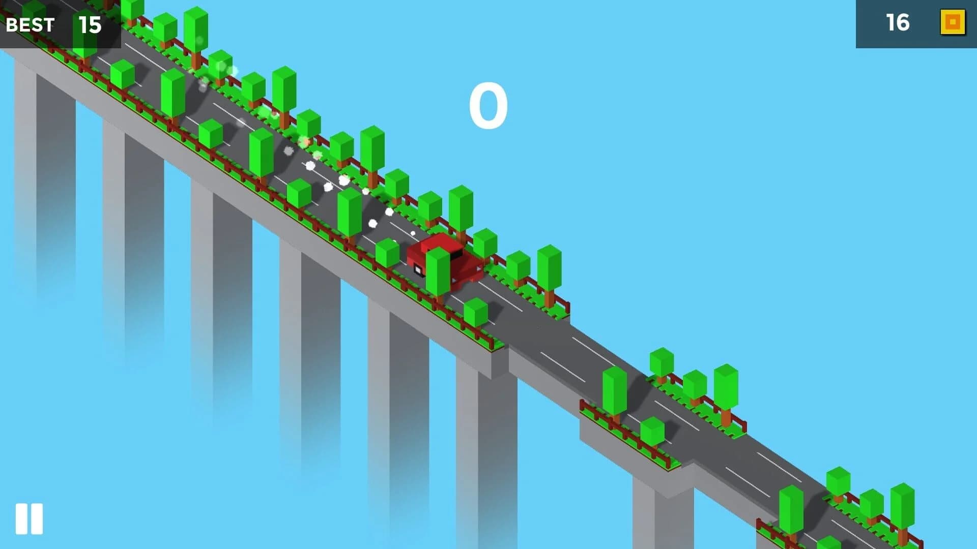 Pixel Traffic: Risky Bridge screenshot 2