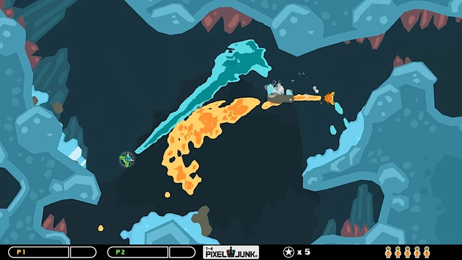 PixelJunk Shooter screenshot 1