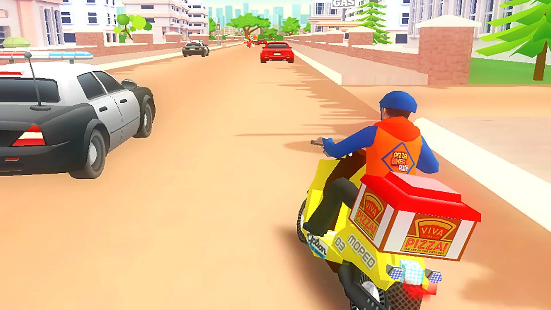Pizza Bike Rider screenshot 2