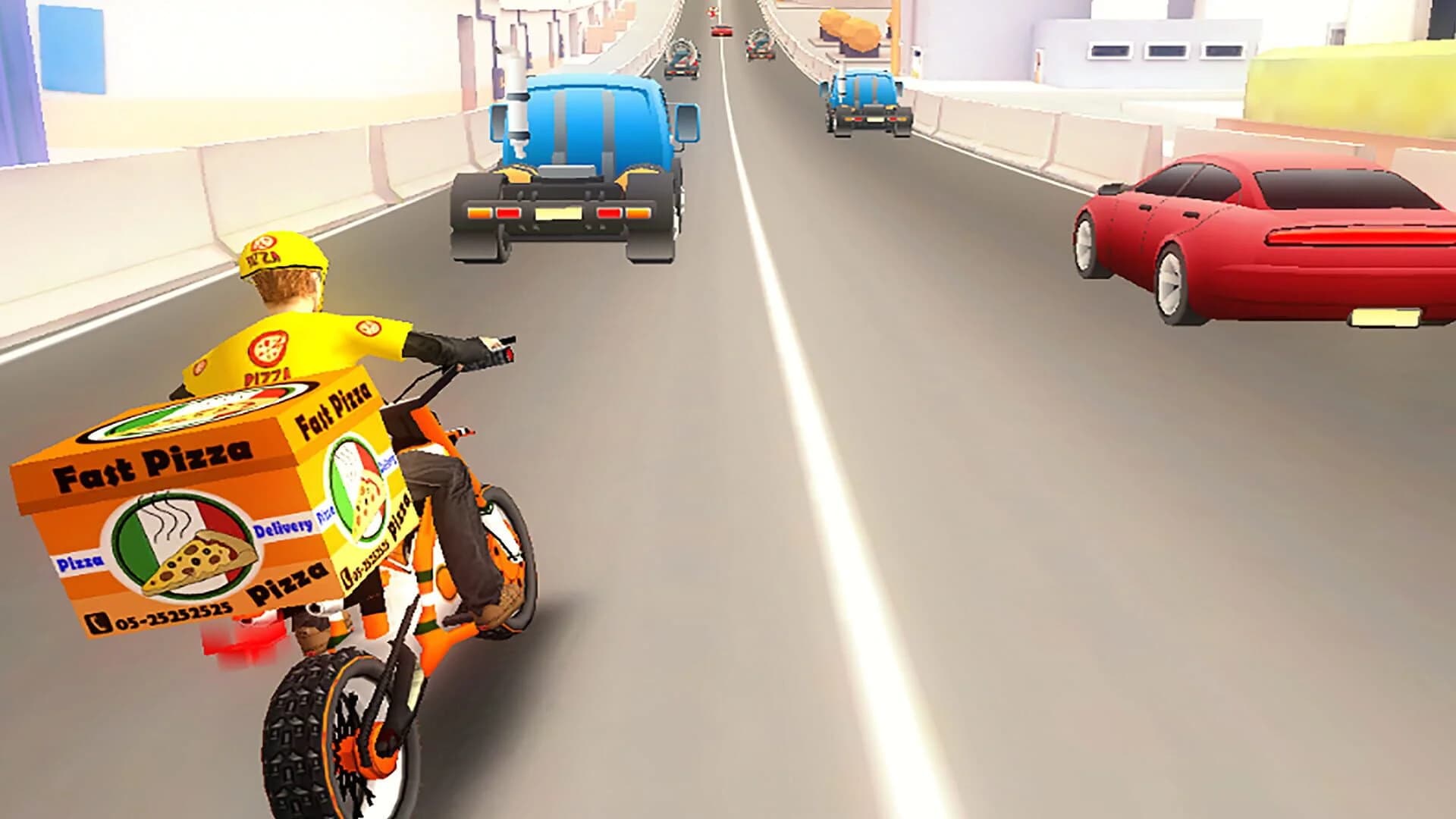 Pizza Bike Rider screenshot 3
