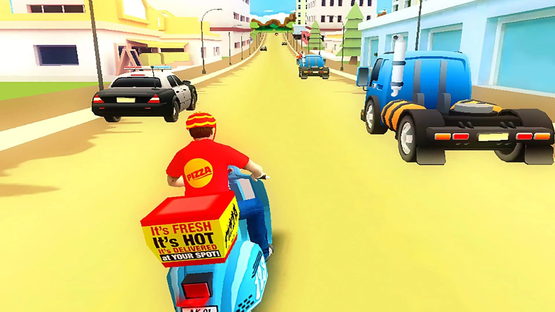 Pizza Bike Rider screenshot 1