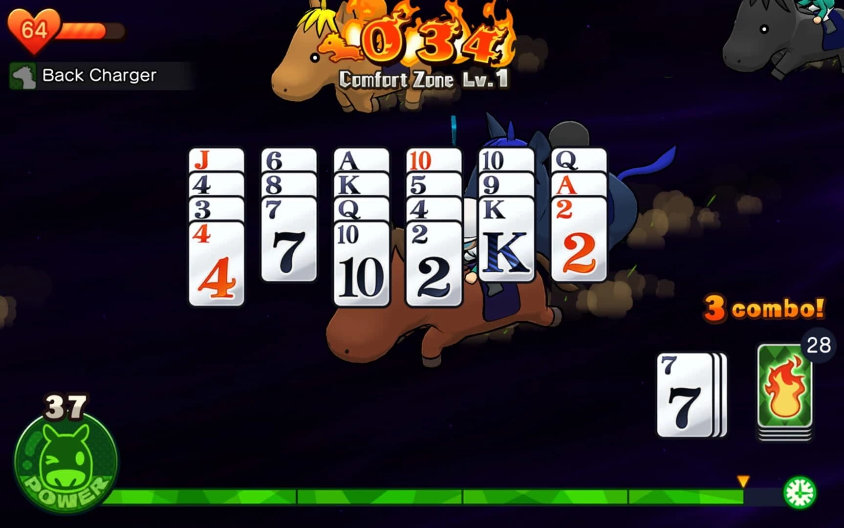Pocket Card Jockey: Ride On! screenshot 1