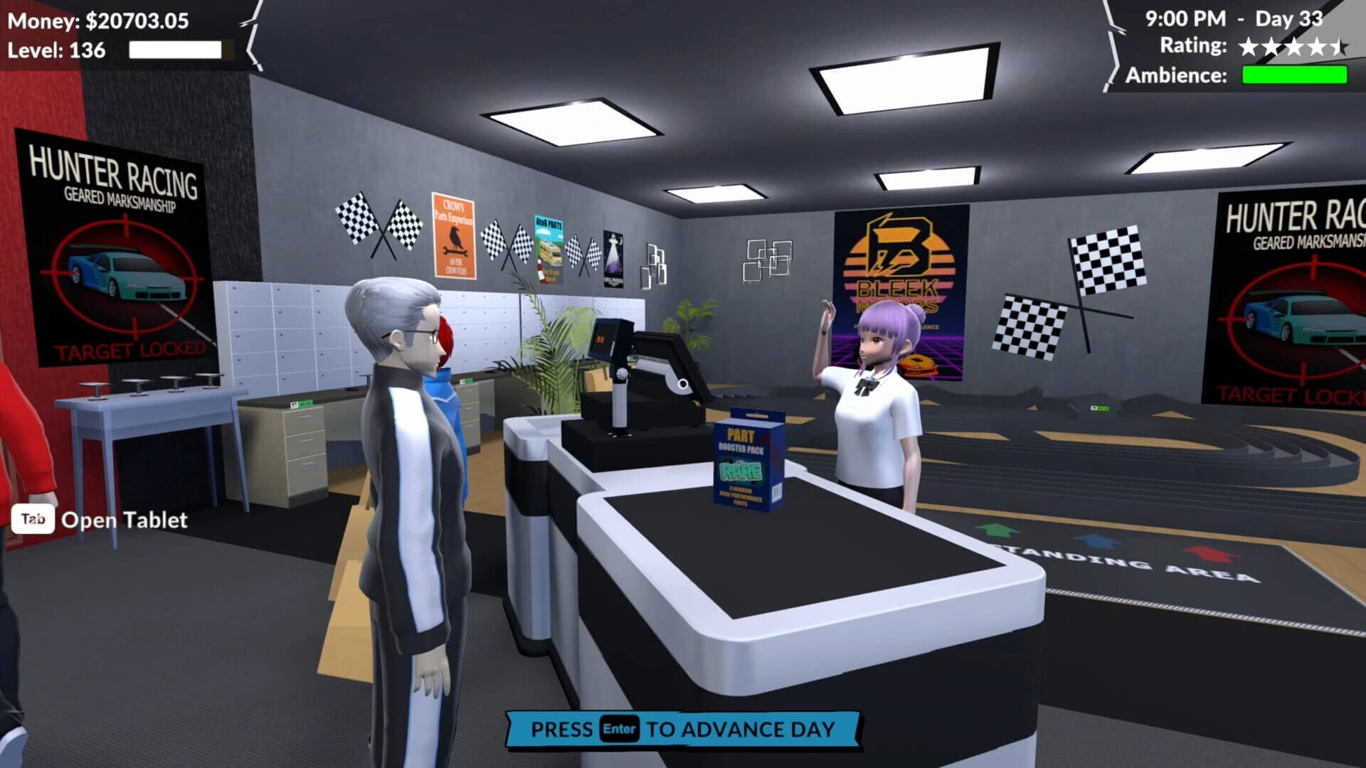 Pocket Racer Shop Sim screenshot 5