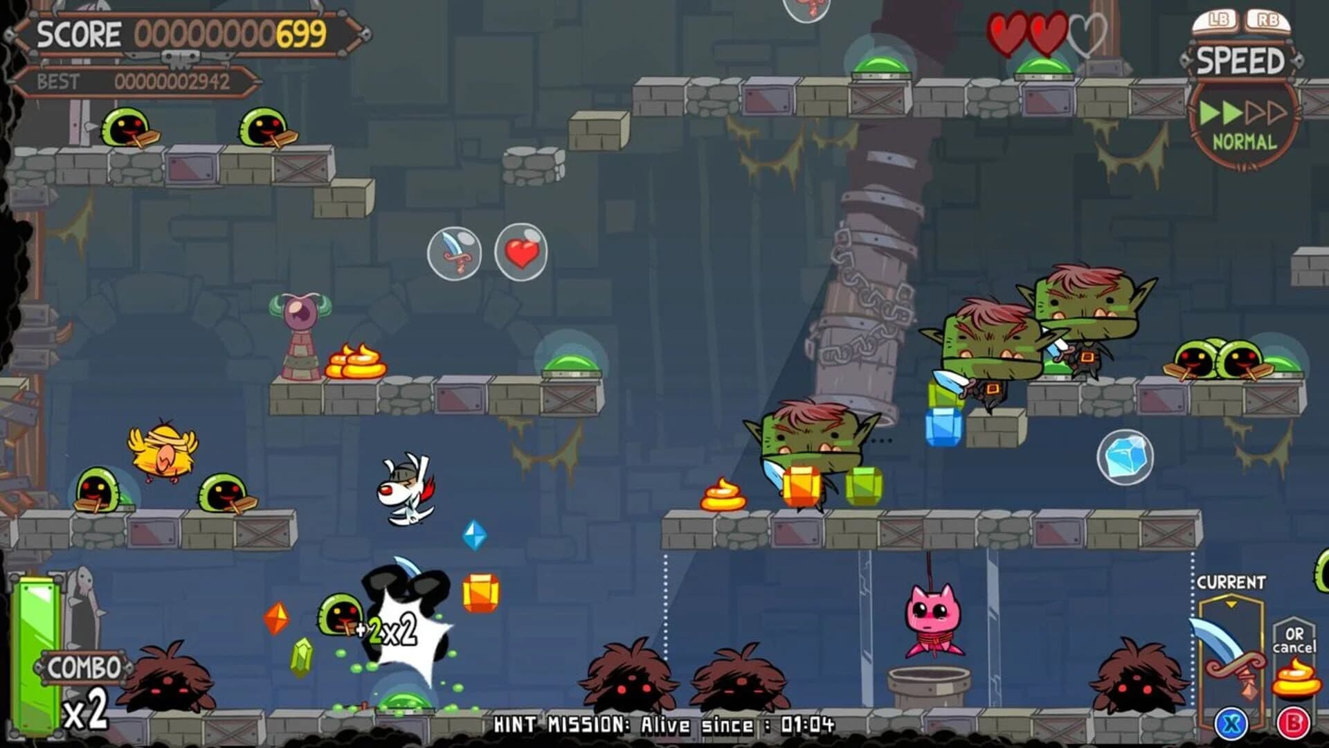 Poöf vs. The Cursed Kitty screenshot 2