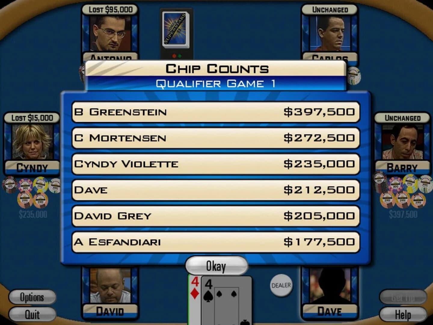 Poker Superstars II screenshot 4