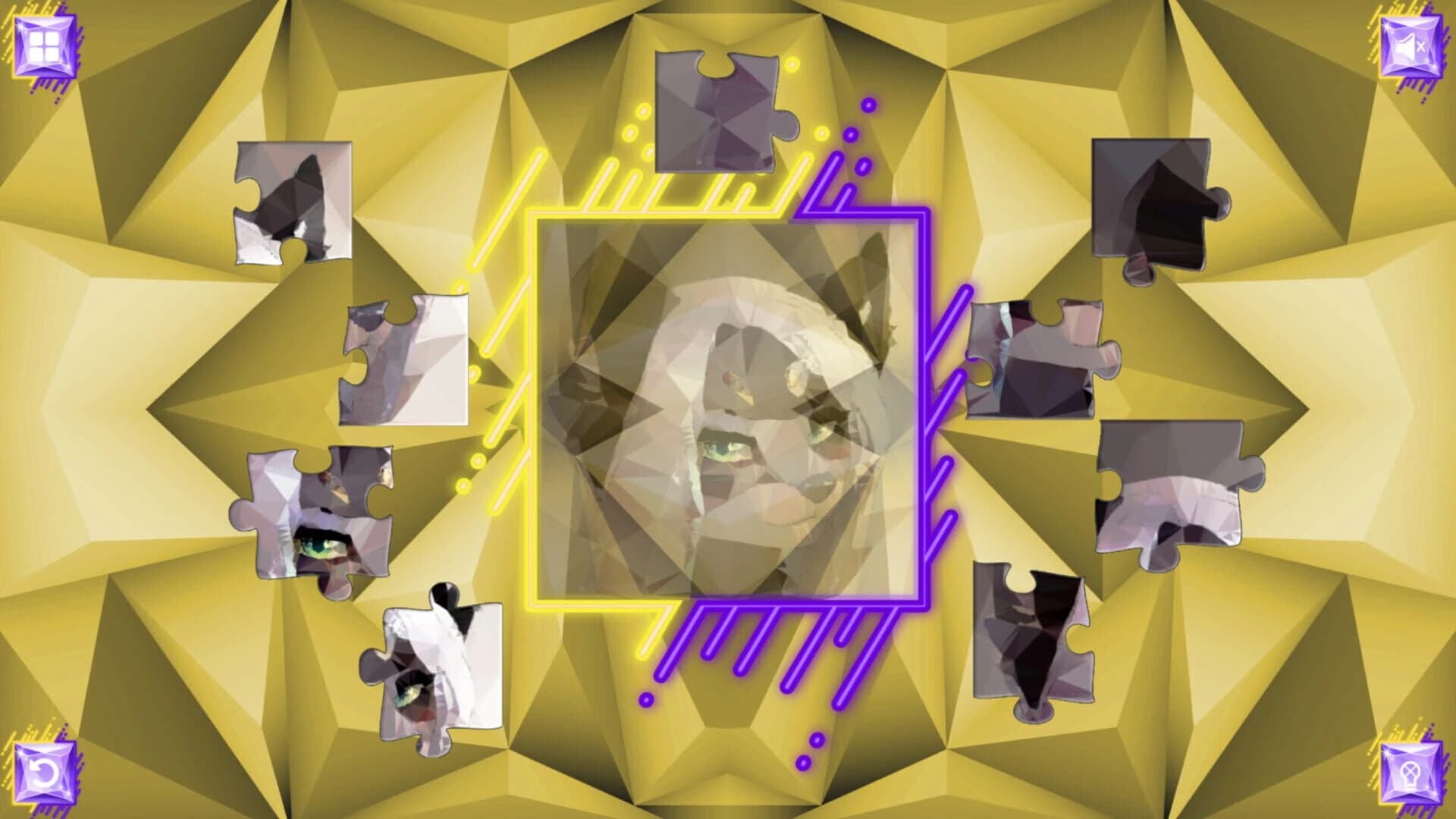 Poly Jigsaw: Furries screenshot 2