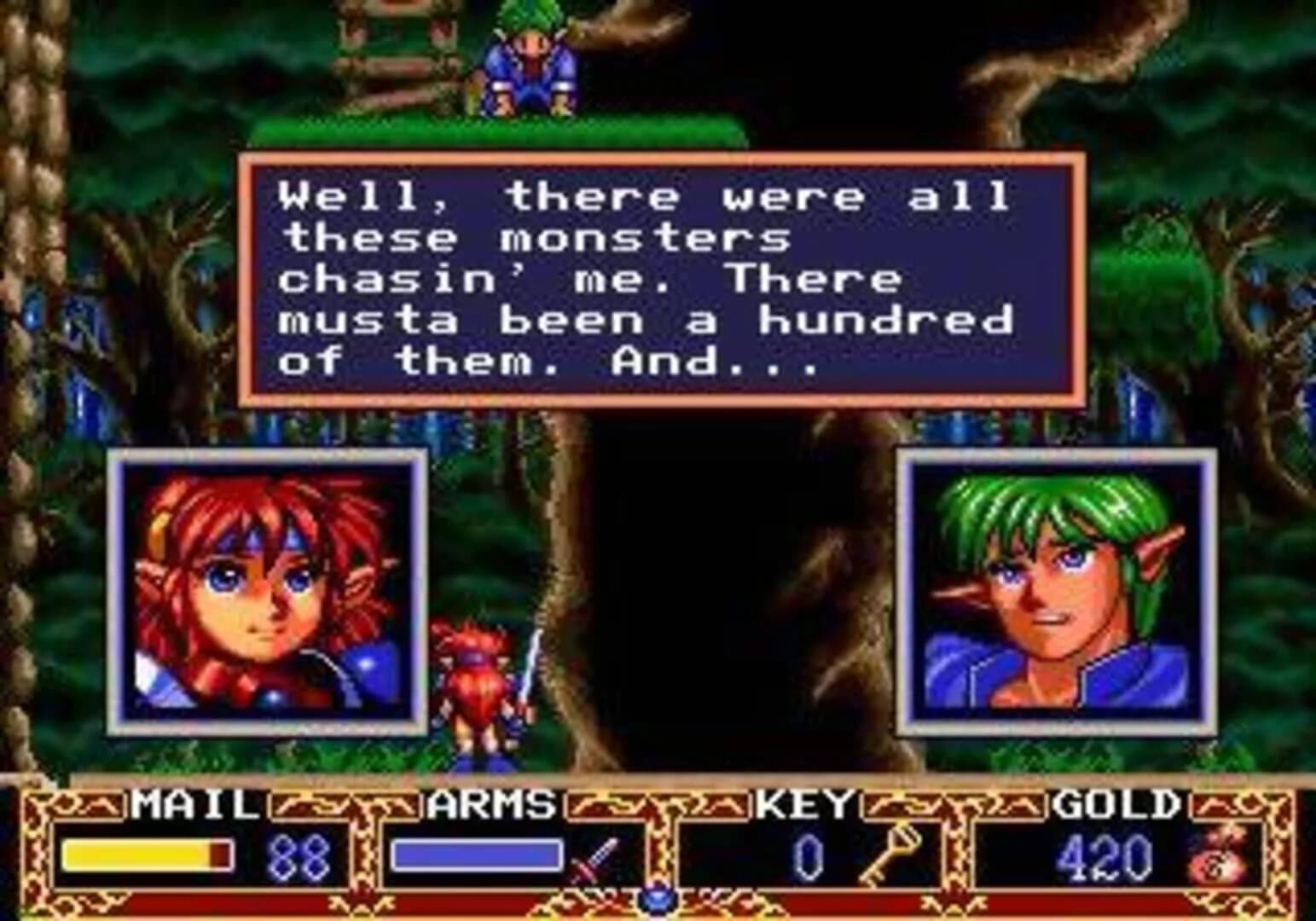 Popful Mail: Magical Fantasy Adventure screenshot 1