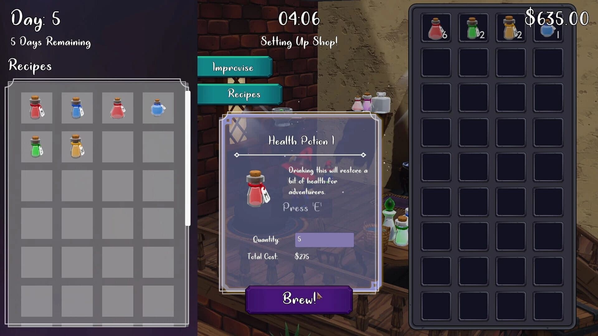 Potion Shopkeeper Simulator screenshot 5