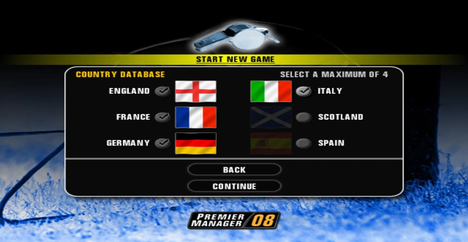 Premier Manager 08 screenshot 1