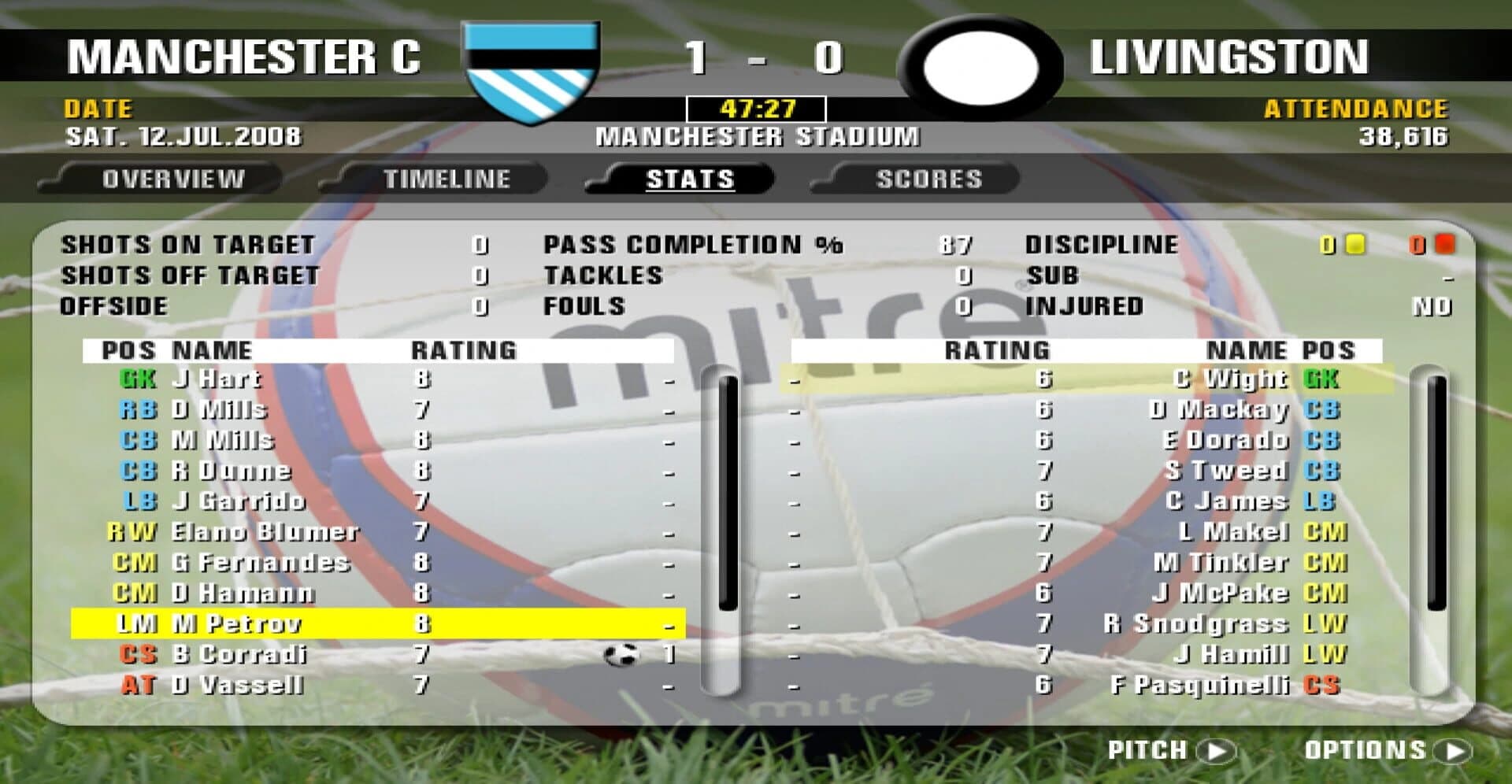Premier Manager 09 screenshot 5