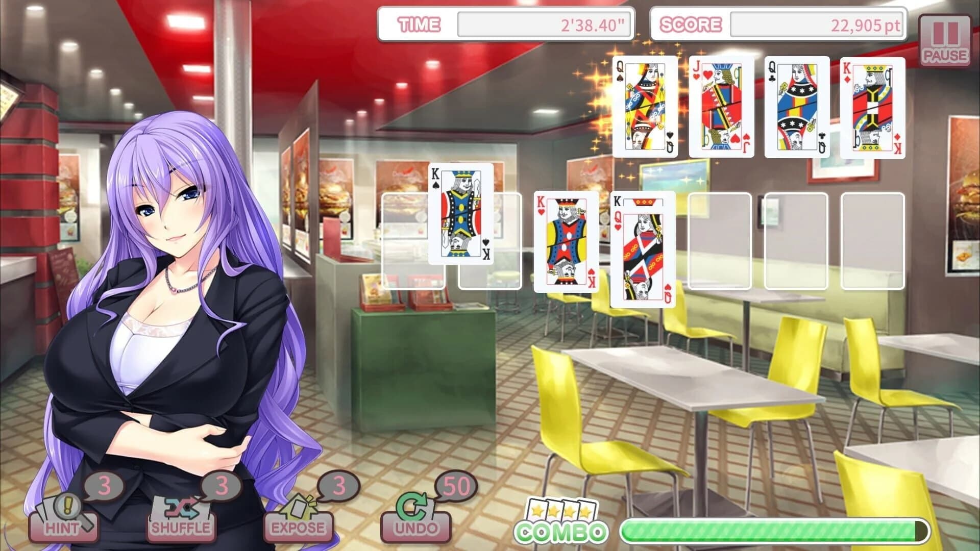 Pretty Girls Klondike Solitaire Plus screenshot 4