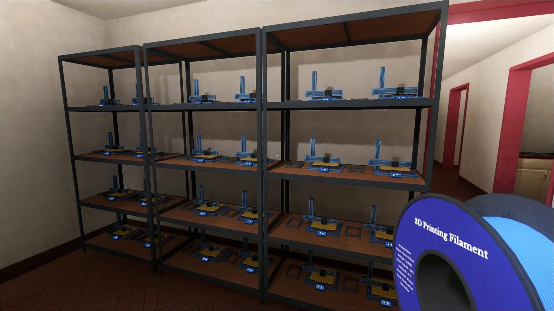 Printfarm Simulator screenshot 1