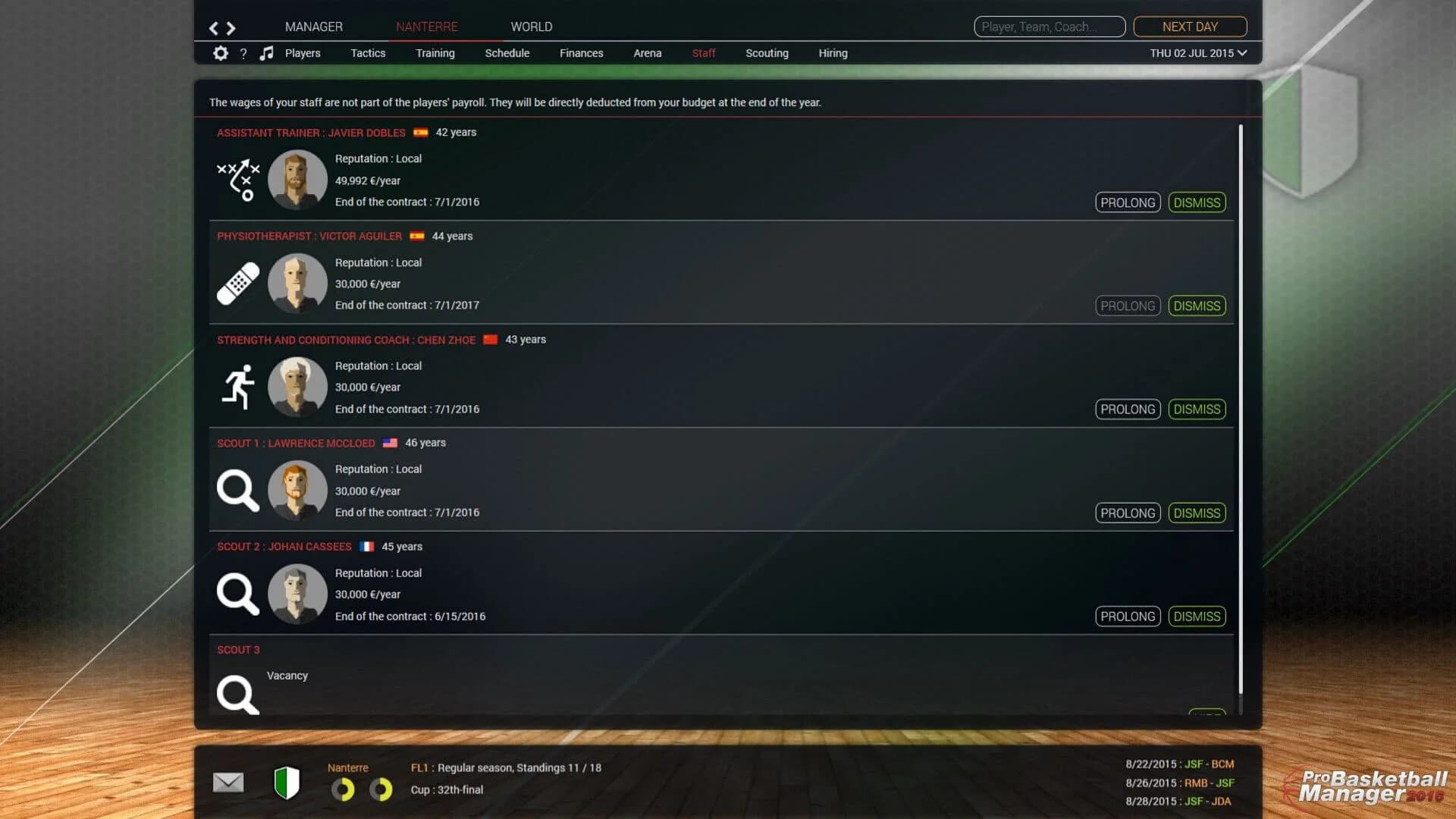 Pro Basketball Manager 2016 screenshot 5