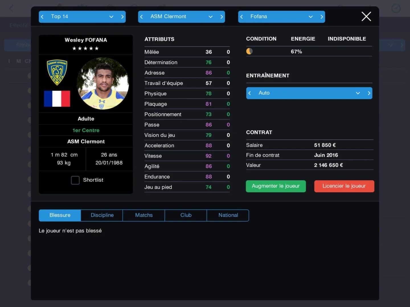 Pro Rugby Manager 2015 screenshot 3