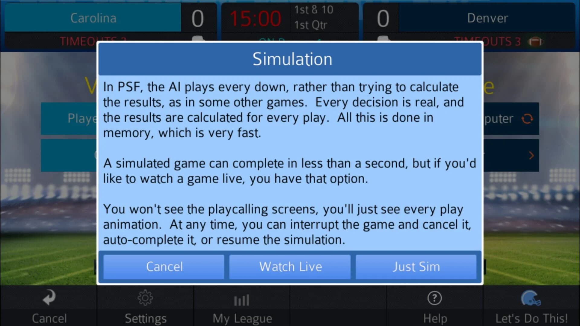 Pro Strategy Football 2019 screenshot 5