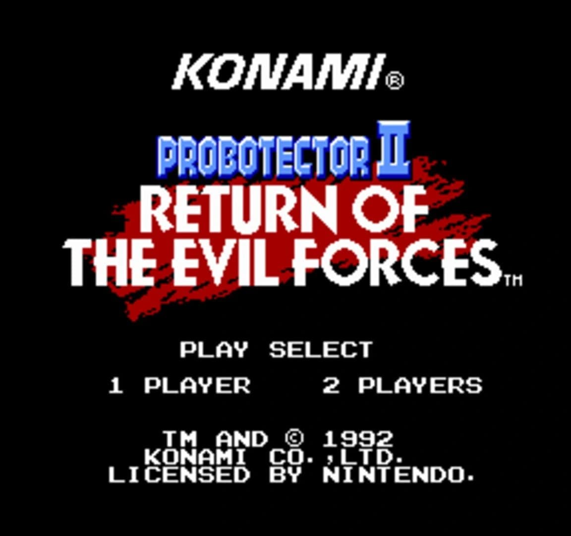 Probotector II: Return of the Evil Forces screenshot 1