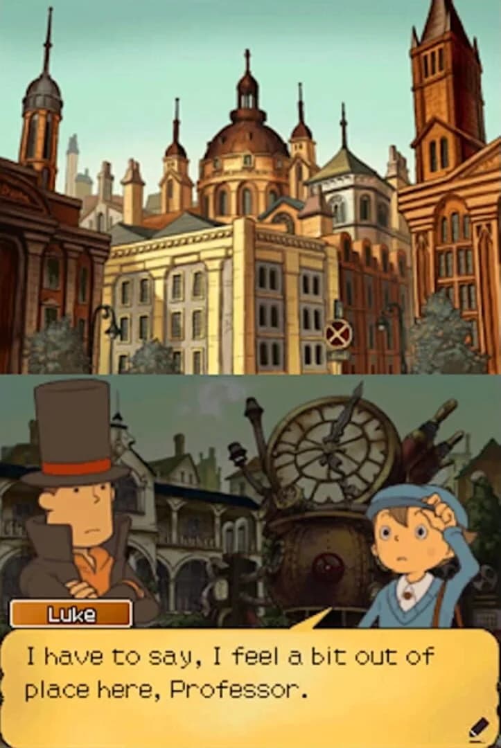 Professor Layton and the Unwound Future screenshot 1