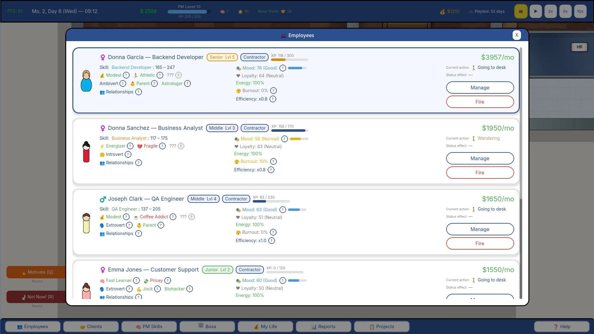 Project Manager Sim screenshot 5