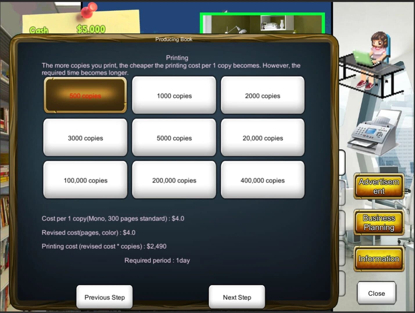 Publisher Tycoon screenshot 3