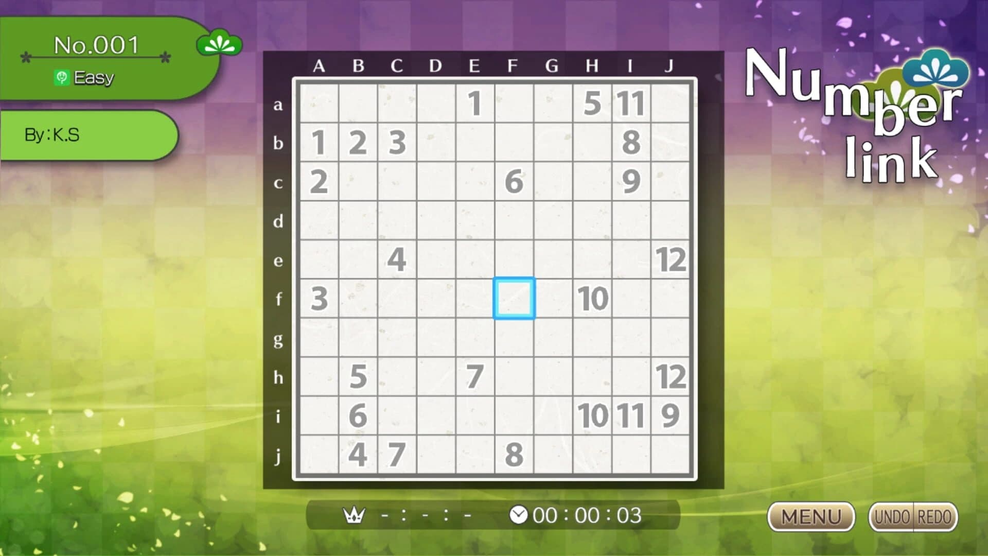 Puzzle by Nikoli S: Numberlink screenshot 5