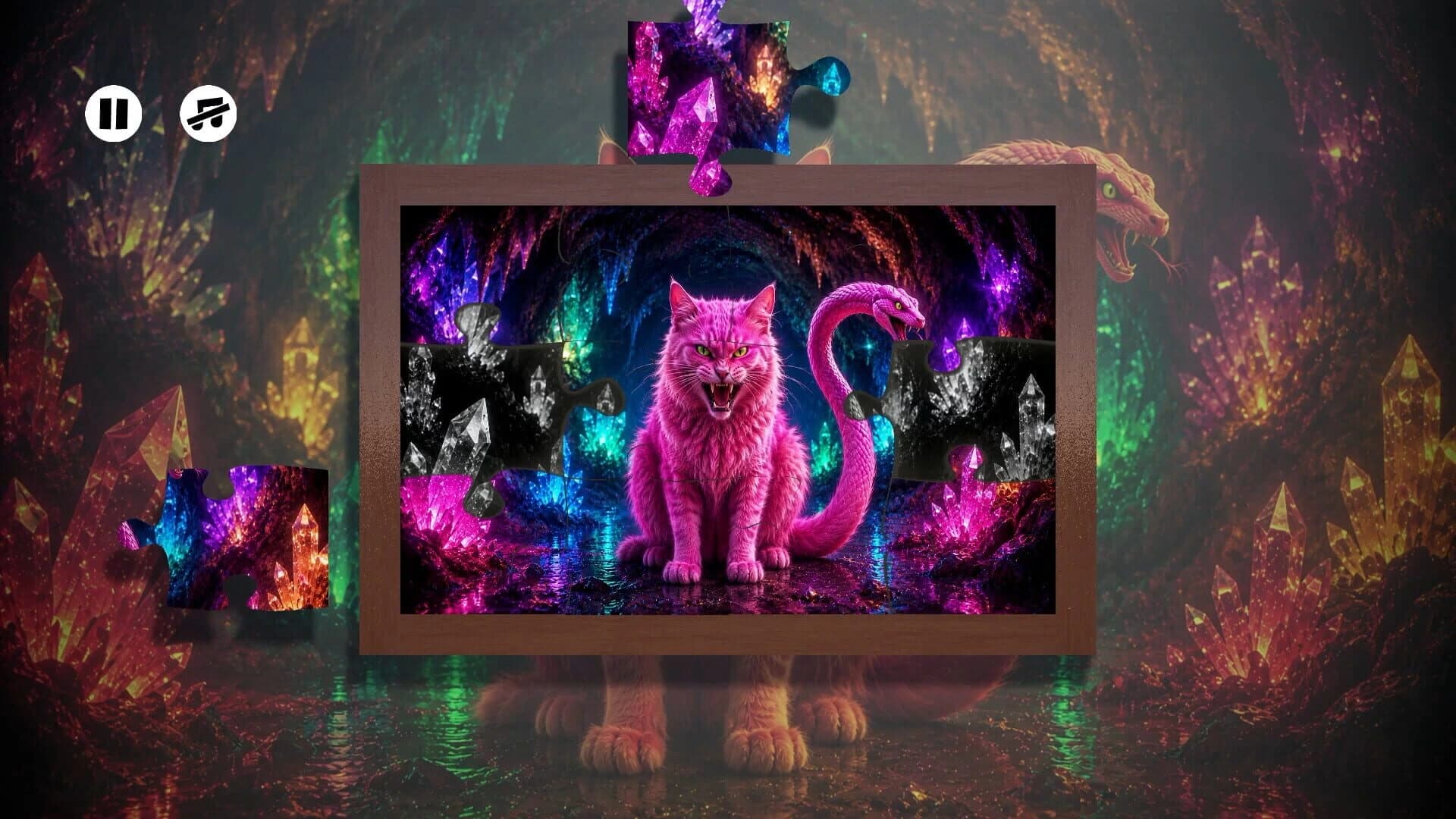 Puzzles: Space Cats screenshot 3
