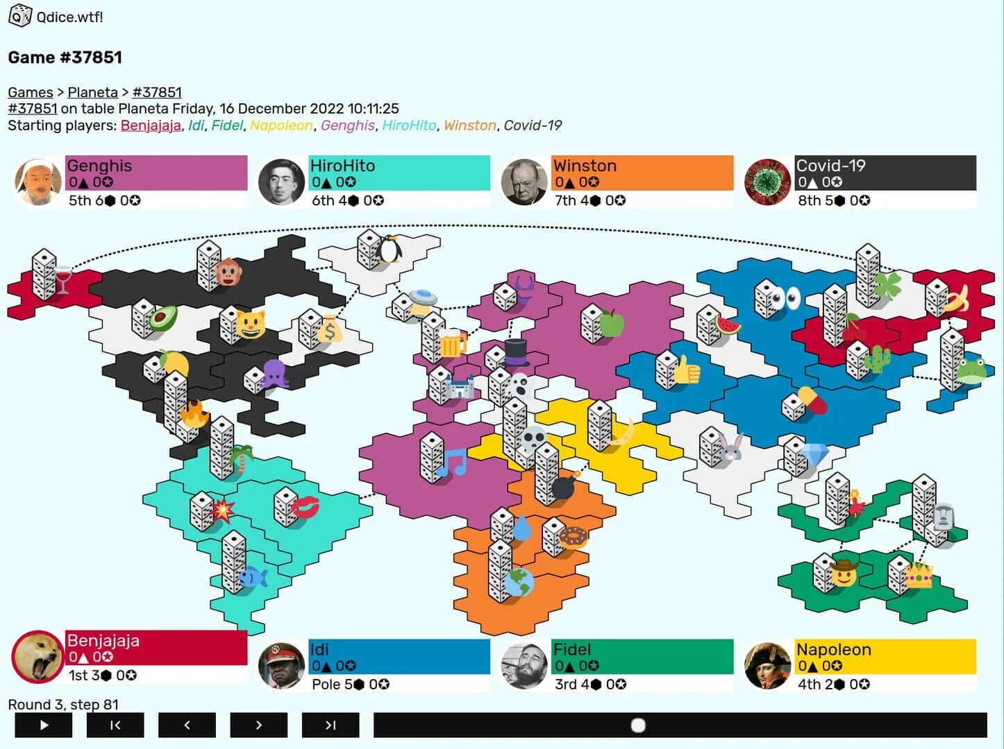 Qdice screenshot 2