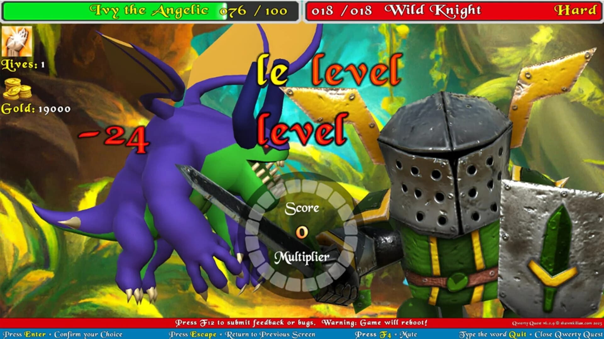Qwerty Quest screenshot 1