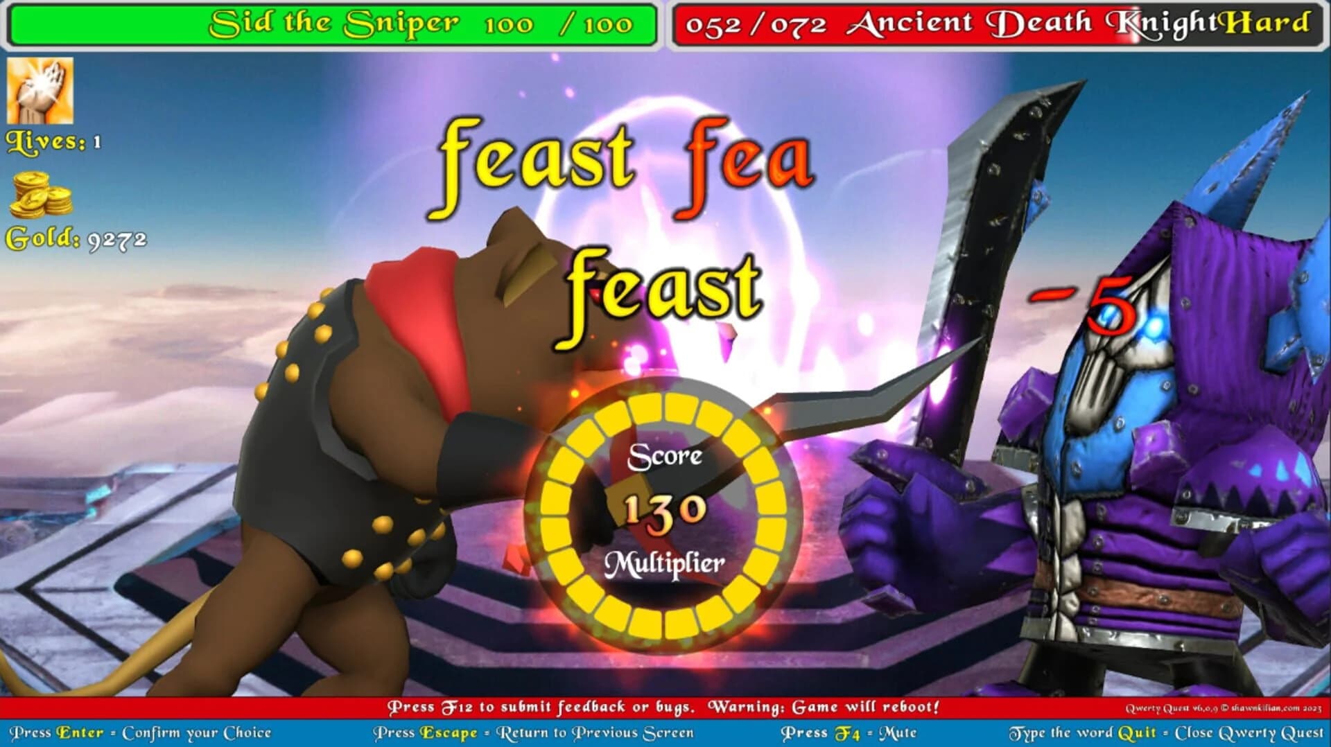 Qwerty Quest screenshot 2