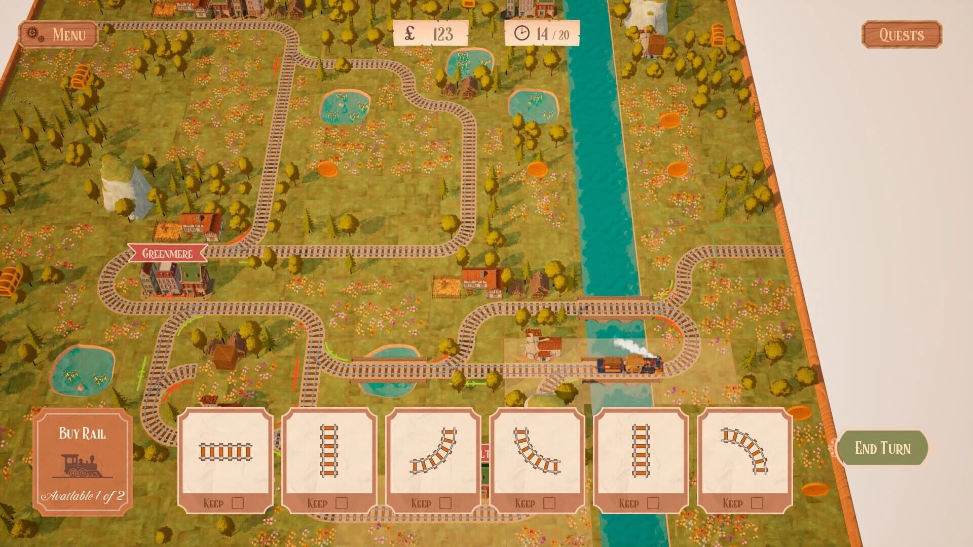 Railroad to Amberfield screenshot 2