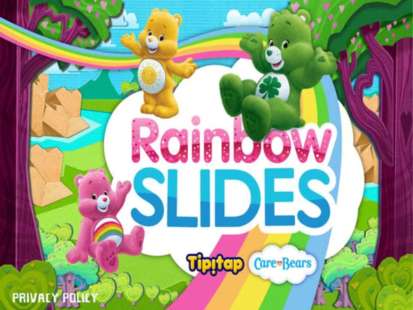Rainbow Slides: Care Bears! screenshot 2