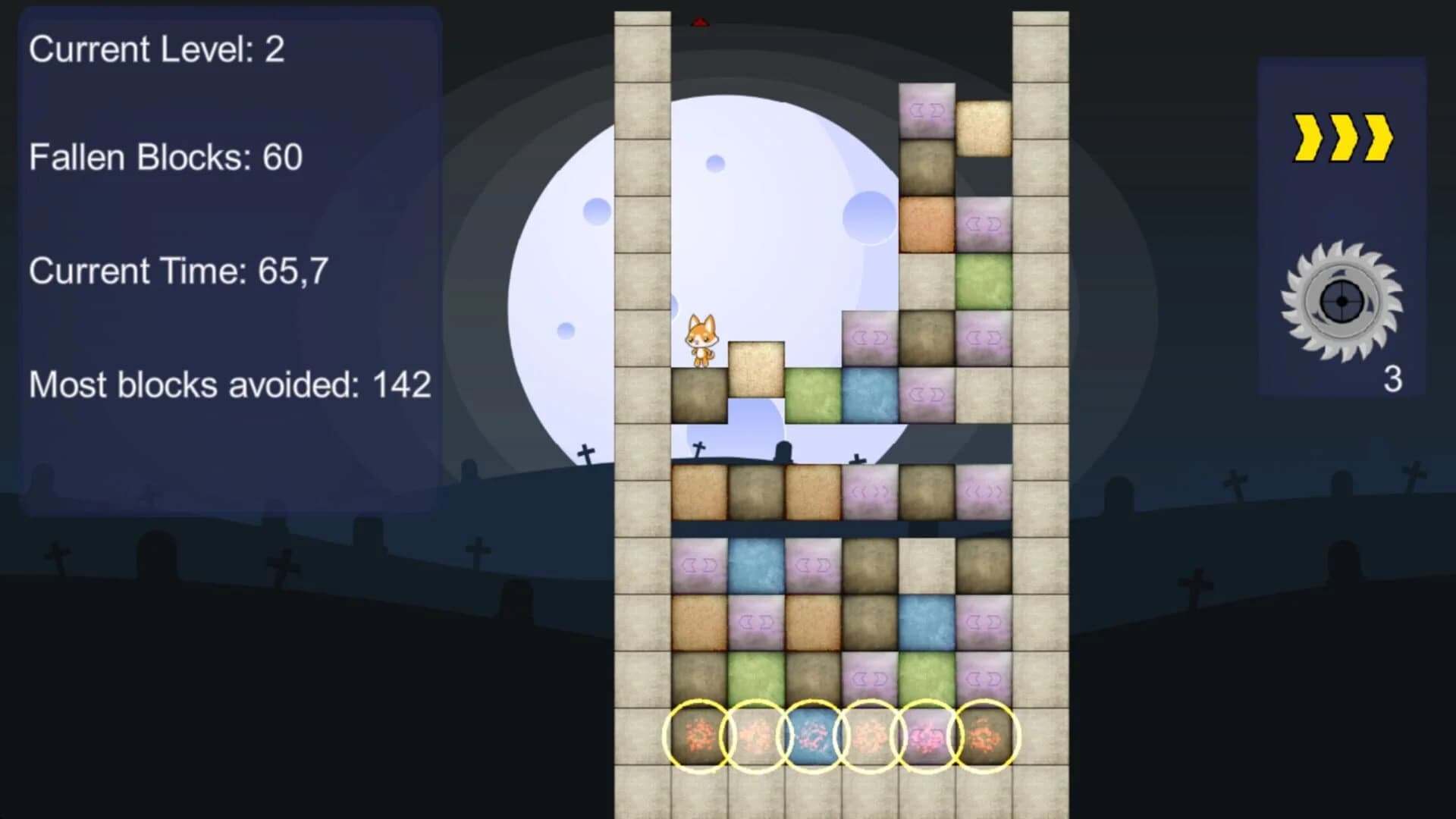 Raining blocks screenshot 3