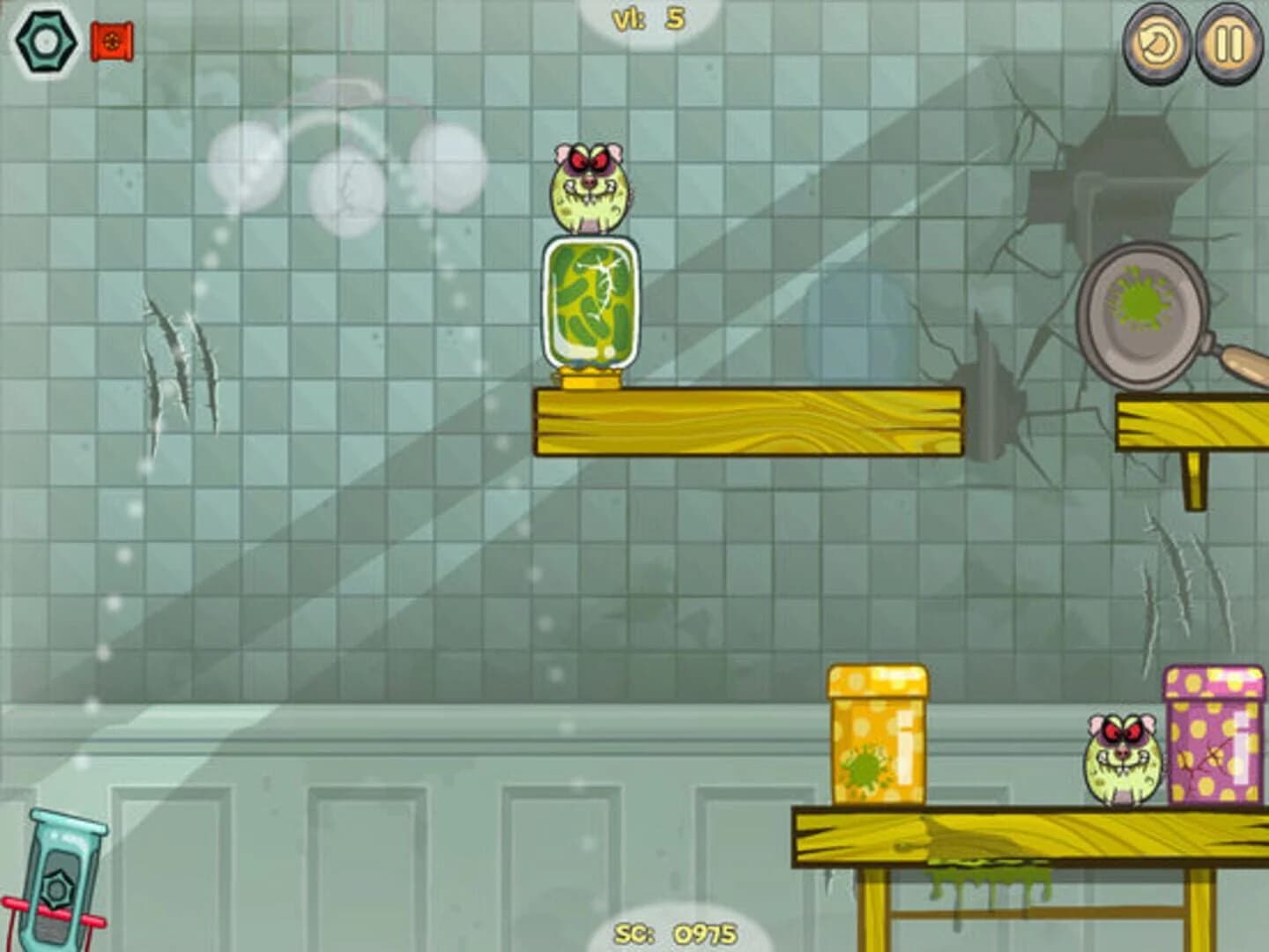 Rats Invasion 3 - Physics Puzzle Game screenshot 4