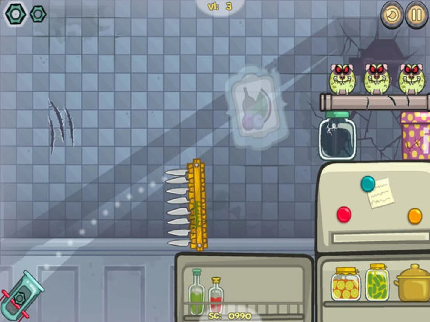 Rats Invasion 3 - Physics Puzzle Game screenshot 1