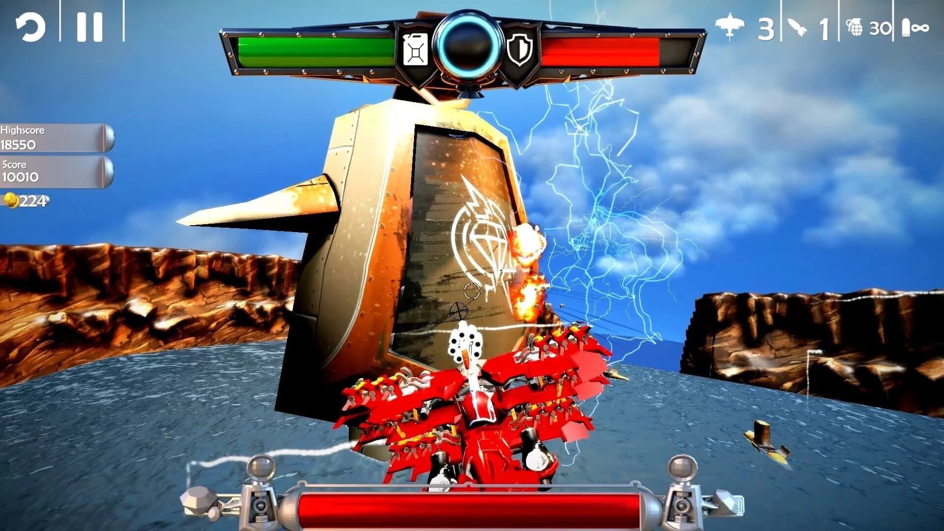 Red Barton and The Sky Pirates screenshot 1