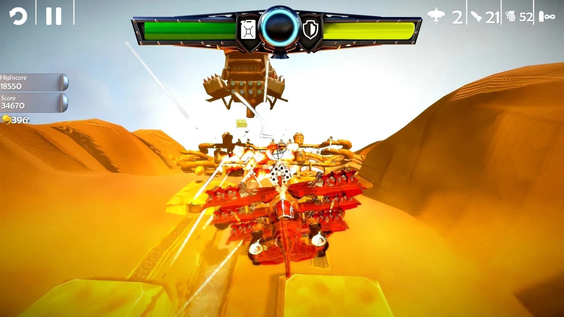 Red Barton and The Sky Pirates screenshot 2