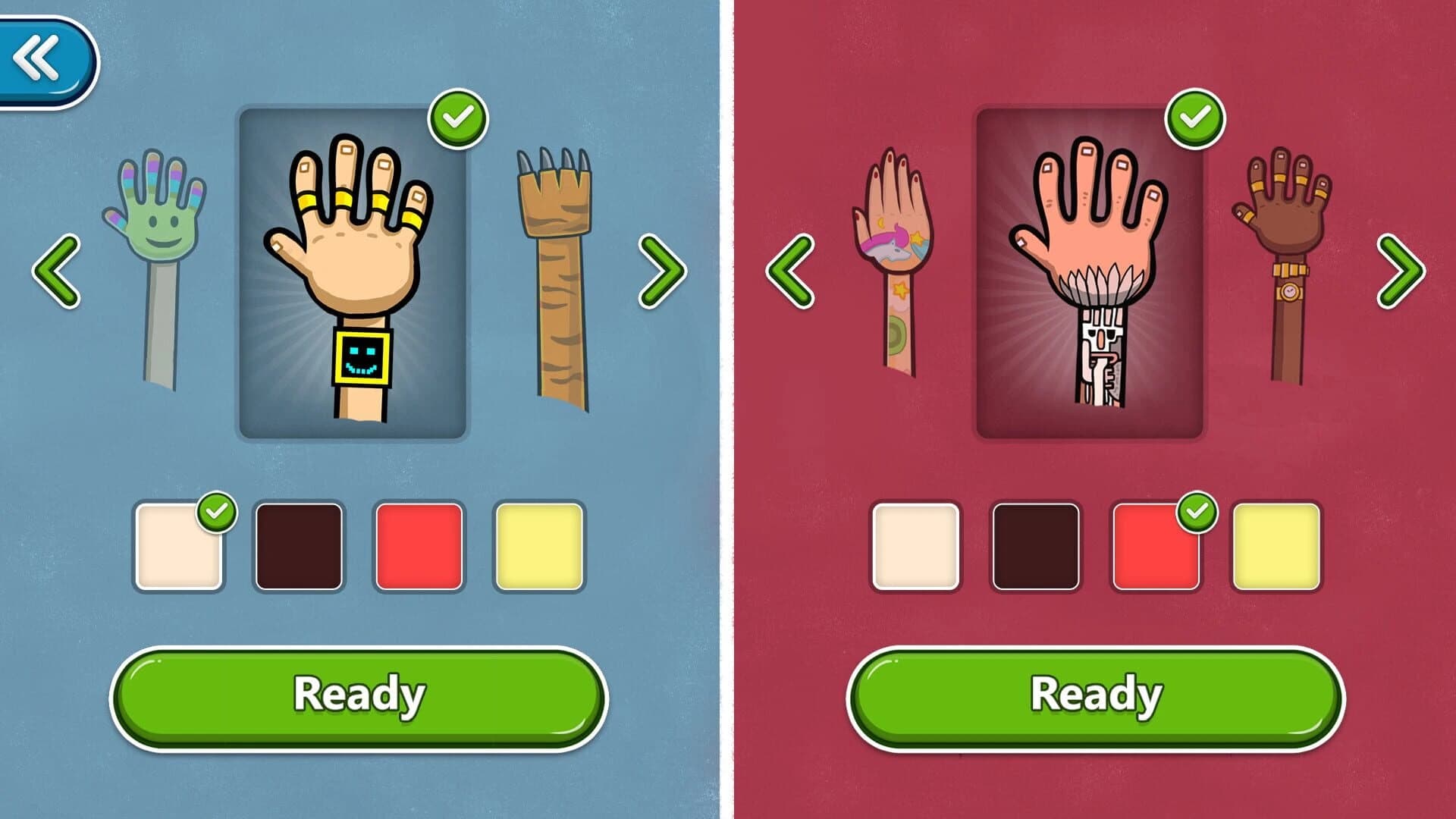 Red Hands: 2-Player Game screenshot 4