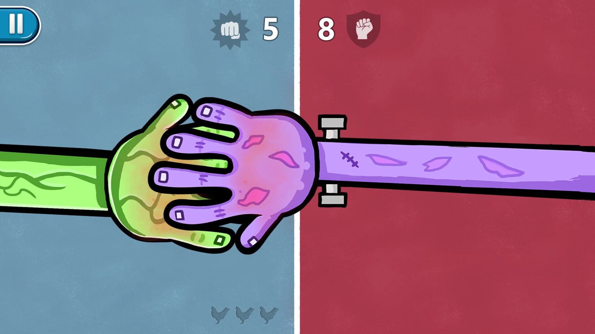 Red Hands: 2-Player Game screenshot 1