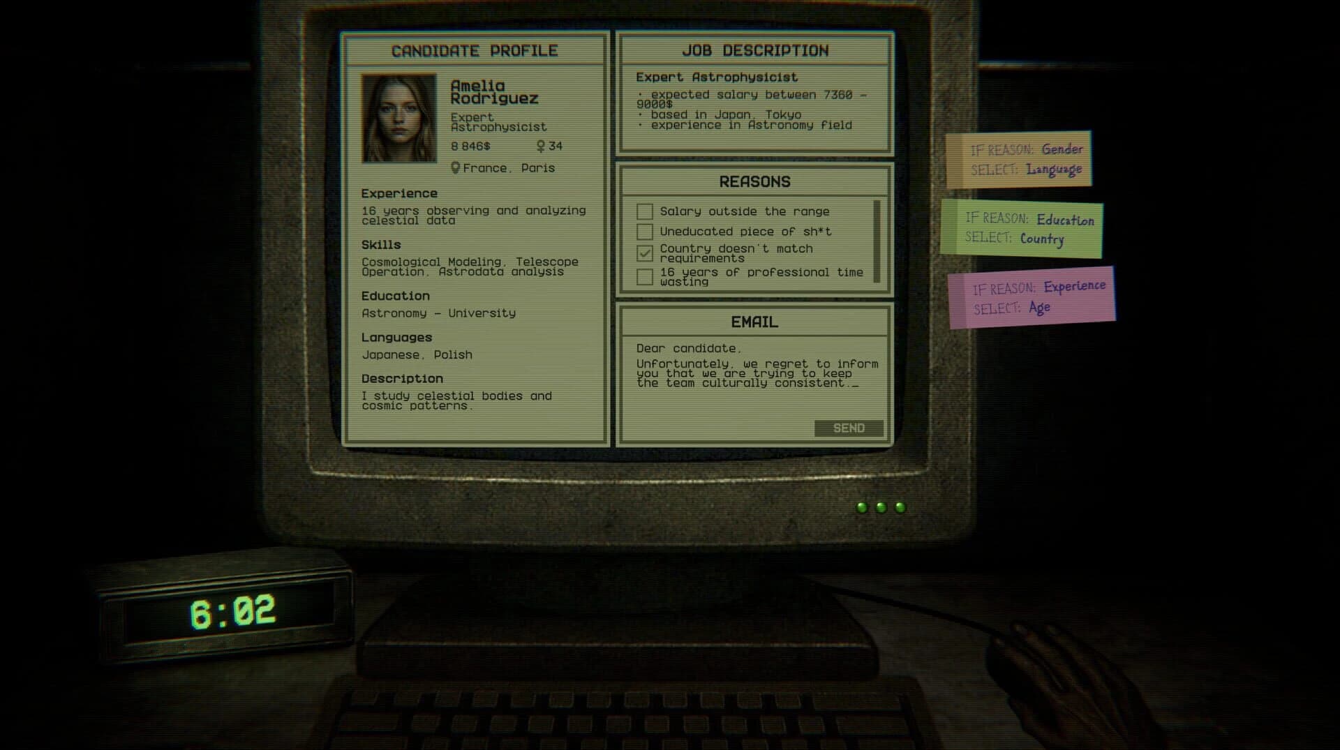 Regret to Inform screenshot 1