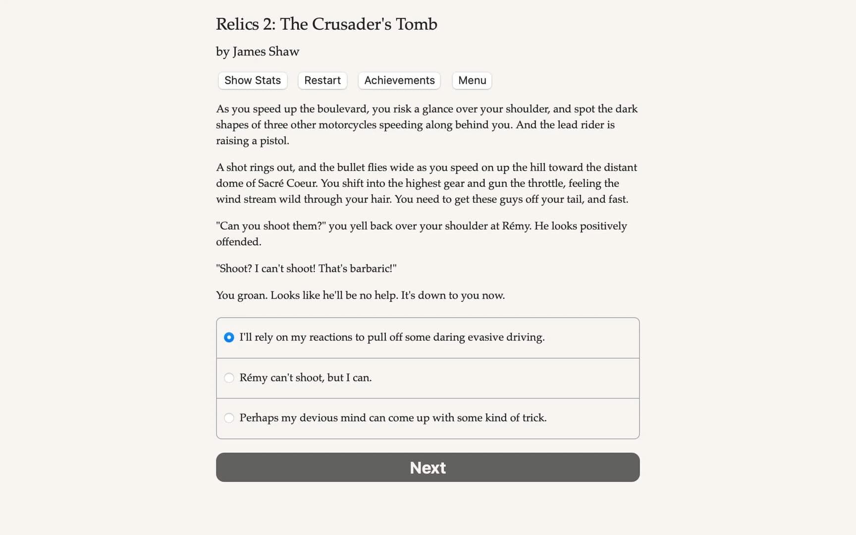 Relics 2: The Crusader's Tomb screenshot 1