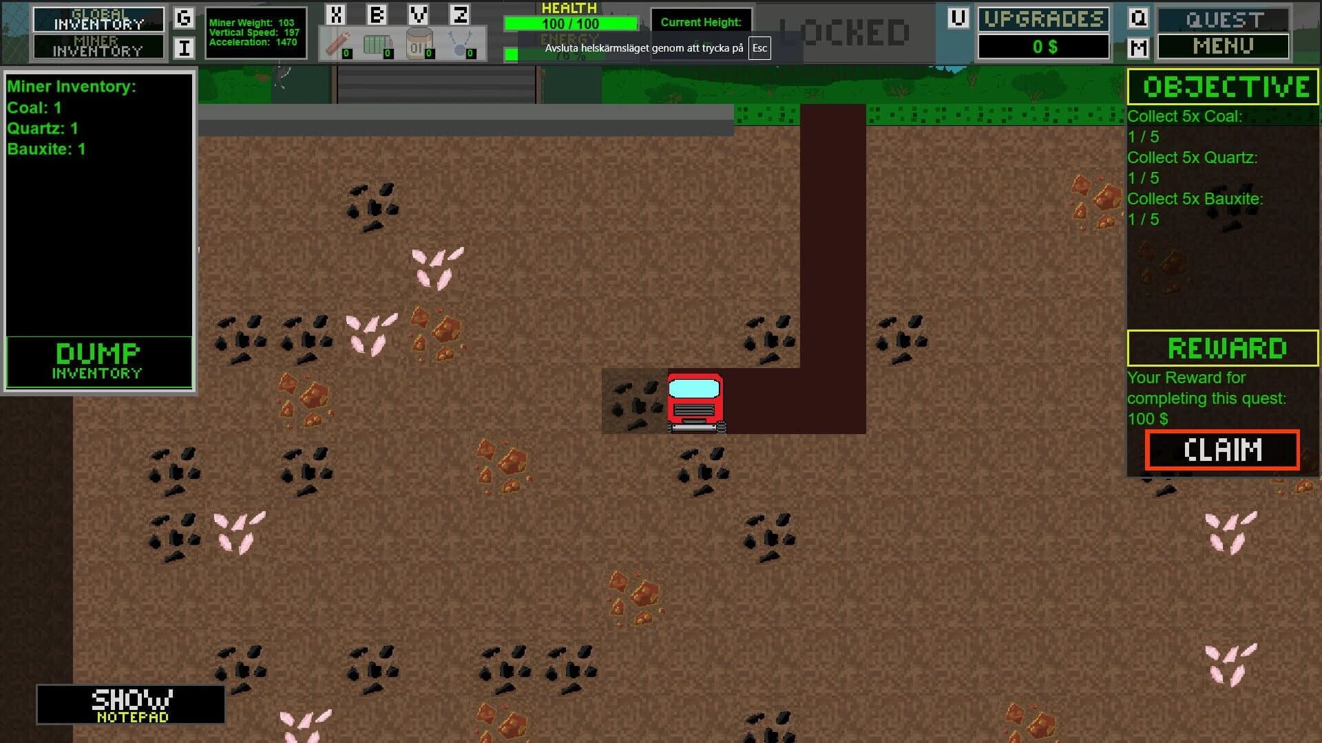 Remote Miner Co. screenshot 1